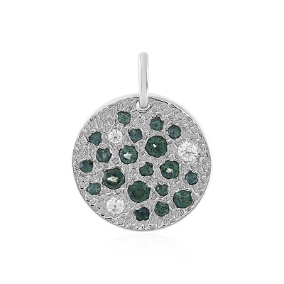 Colgante en plata con Zafiro Montana