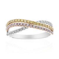 Anillo en oro con Diamante rosa I1 (CIRARI)