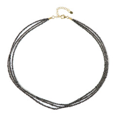 Collar en plata con Diamante negro