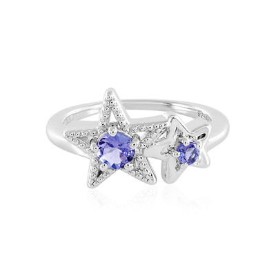 Anillo en plata con Tanzanita