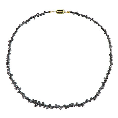 Collar en plata con Diamante negro (Adela Silber)
