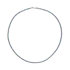 Collar en plata con Hematita mística