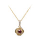 Collar en oro con Rubí de Mozambique AAA (CIRARI)