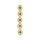 Colgante en plata con Zafiro estrella azul (MONOSONO COLLECTION)