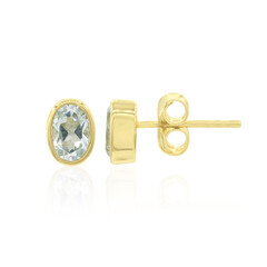 Pendientes en plata con Topacio azul cielo