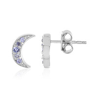 Pendientes en plata con Tanzanita