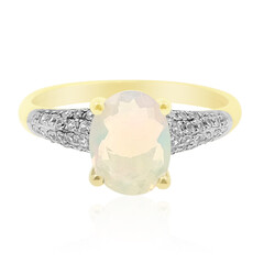 Anillo en oro con Ópalo Welo AAA (de Melo)