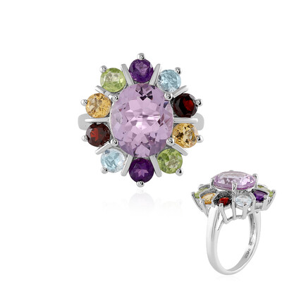 Anillo en plata con Amatista Rosa de Francia