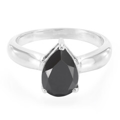 Anillo en plata con Granate de Mozambique