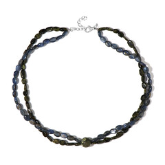 Collar en plata con Cianita de Nepal