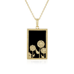 Collar en plata con Ónix negro