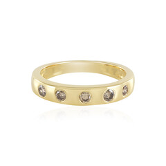Anillo en plata con Diamante chocolate I2