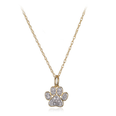 Collar en plata con Diamante I3 (I)