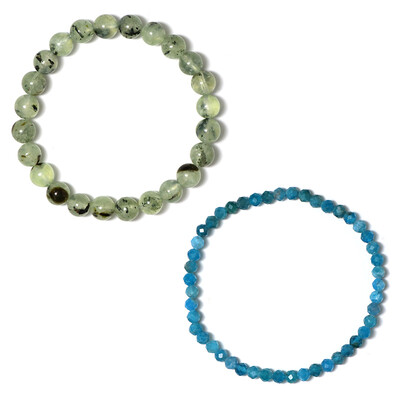 Brazalete con Prehnita