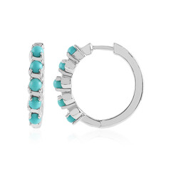 Pendientes en plata con Turquesa
