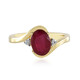 Anillo en plata con Rubí de Madagascar