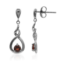 Pendientes en plata con Granate de Mozambique