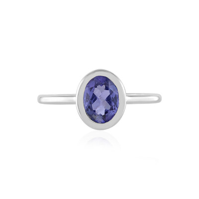 Anillo en plata con Tanzanita
