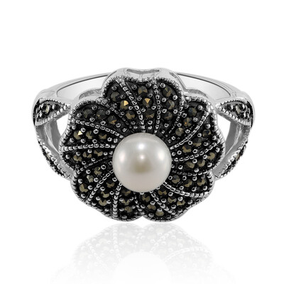 Anillo en plata con Perla Freshwater