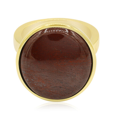 Anillo en plata con Jaspe rojo (MONOSONO COLLECTION)