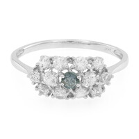 Anillo en plata con Zafiro de Tanzania