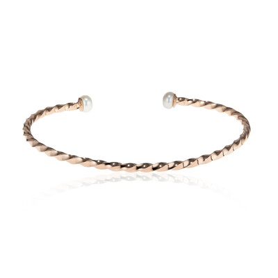 Brazalete en plata con Perla Freshwater (Joias do Paraíso)