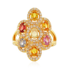 Anillo en plata con Zafiro