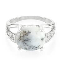 Anillo en plata con Ágata dendrítica