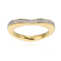 Anillo en latón con Diamante I3 (I) (Juwelo Style)