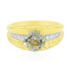 Anillo en plata con Amatista verde (Remy Rotenier)
