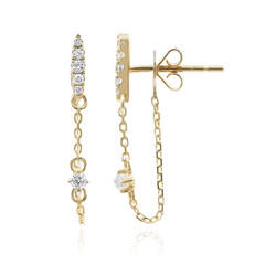 Pendientes en oro con Diamante SI2 (H) (CIRARI)