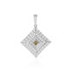 Colgante en oro con Diamante champán I2 (Ornaments by de Melo)