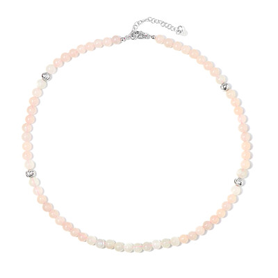 Collar en plata con Piedra de luna de Kangeyam
