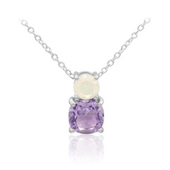 Collar en plata con Amatista