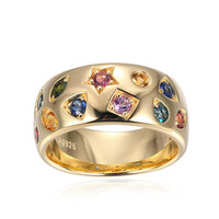 Anillo en plata con Amatista (Adela Gold)