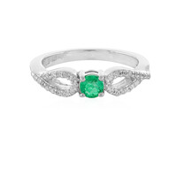 Anillo en plata con Esmeralda de Colombia