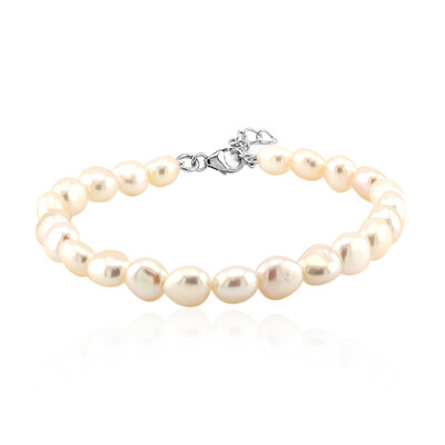 Brazalete en plata con Perla Freshwater (TPC)