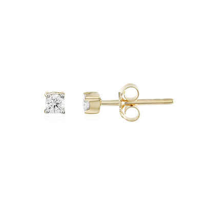 Pendientes en oro con Diamante SI1 (I)