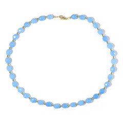 Collar en plata con Cuarzo agua