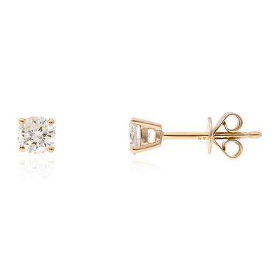 Pendientes en oro con Diamante I1 (H)  (CIRARI)