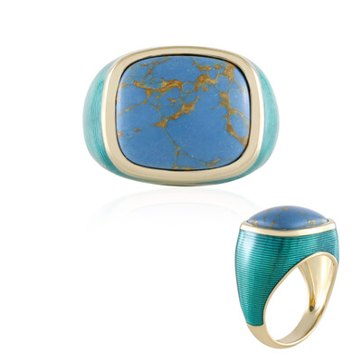 Anillo en plata con Turquesa (Adela Silber)