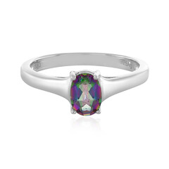Anillo en plata con Cuarzo místico