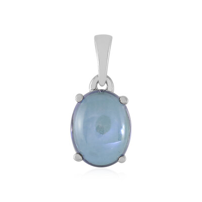 Colgante en plata con Topacio azul royal