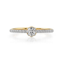 Anillo en oro con Diamante IF (D)