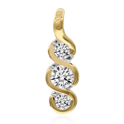 Colgante en oro con Diamante IF (D) (Annette)