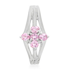 Colgante en plata con Zafiro Padparadscha
