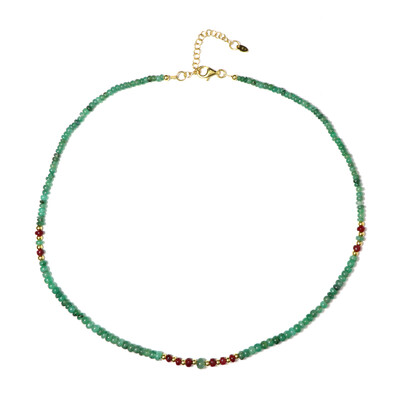 Collar en plata con Esmeralda de Zambia