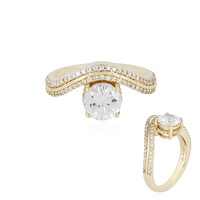 Anillo en oro con Zircón (de Melo)