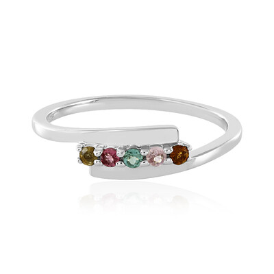 Anillo en plata con Turmalina