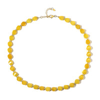 Collar en plata con Cuarzo amarillo